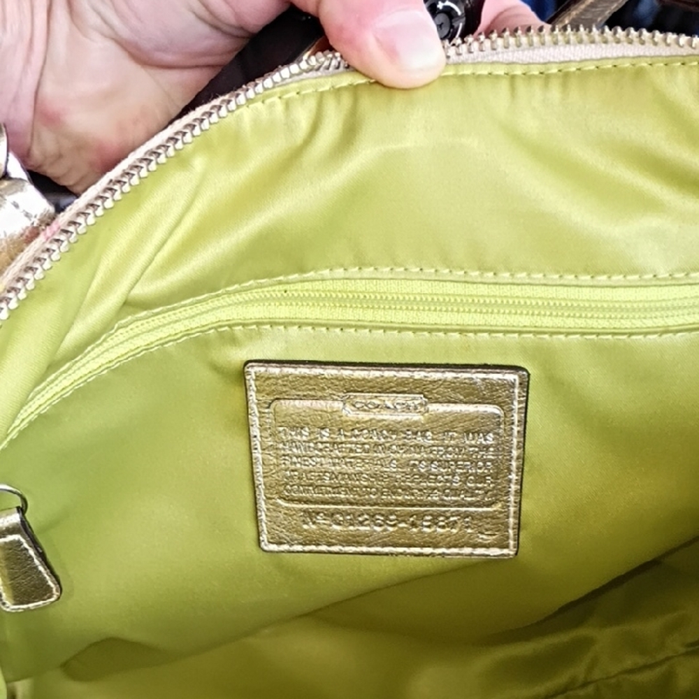 Coach Multicolor Signature Tote Bag - Picture 6 of 13
